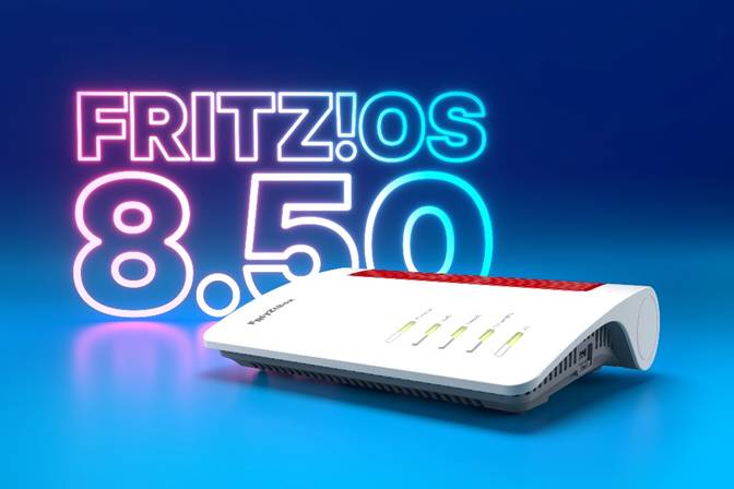FRITZ! rilascia un importante aggiornamento con FRITZ! OS 8.50